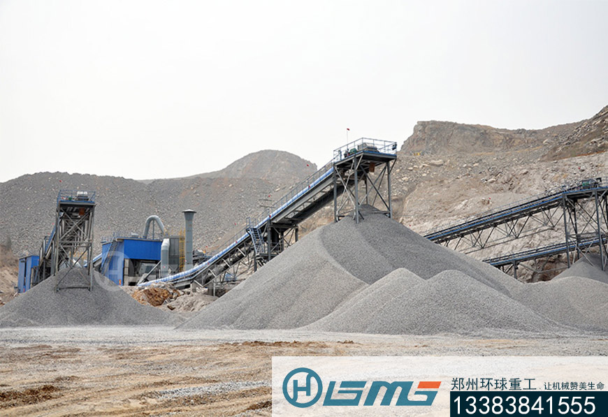 山西石灰石尾料制砂生產(chǎn)線客戶現(xiàn)場(chǎng)