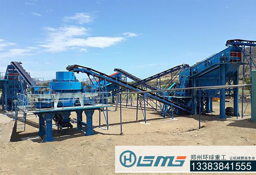 山西150河卵石人工制砂生產線
